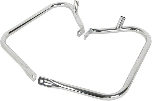 TCT-MOTORPARTS Chrome Saddlebag Guard Bracket Fits for Harley Touring Road Street Glide 1997-2013 in Saudi Arabia