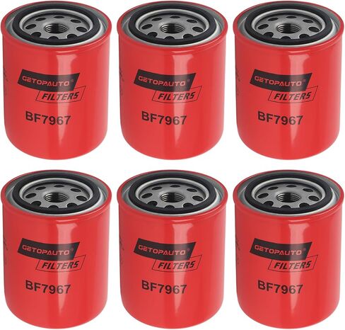 BF7967 Fuel Filter Compatible with Baldwin Heavy Duty（Set of 6) in Saudi Arabia