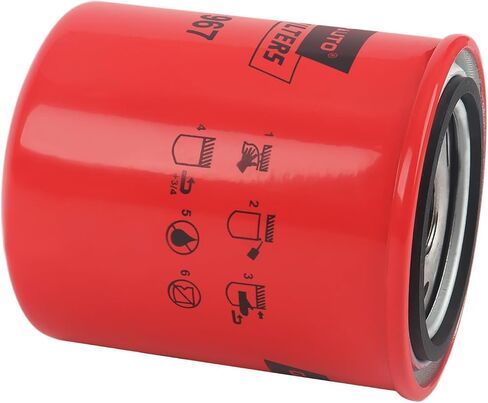 BF7967 Fuel Filter Compatible with Baldwin Heavy Duty（Set of 6) in Saudi Arabia