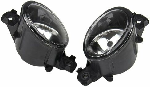 Pair of Front Fog Light Lamp Compatible With Nissan Murano 2015-2018 Replaces 261559B91C NI2592122 261509B91C NI2593122 261559B91D 195916001, black in Saudi Arabia