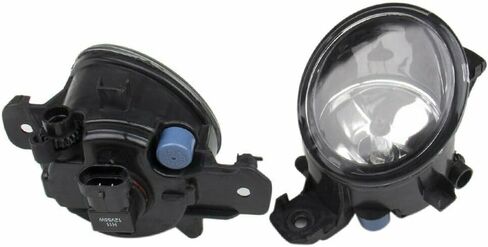 Pair of Front Fog Light Lamp Compatible With Nissan Murano 2015-2018 Replaces 261559B91C NI2592122 261509B91C NI2593122 261559B91D 195916001, black in Saudi Arabia