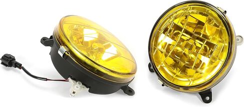 HECASA Pair Yellow Glass Fog Lights Lamps Compatible with 2002-2003 SUBARU IMPREZA RS/WRX With Halogen bulbs Replacement for SU2592106 84501FE090 SU2593106 84501FE080 in Saudi Arabia