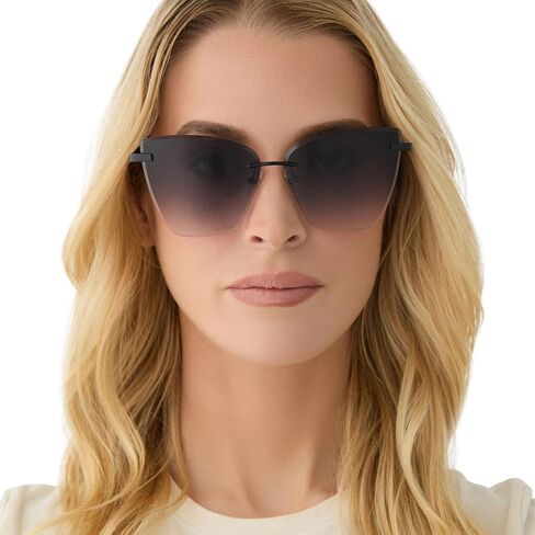 DIFF Becky V Designer Oversized Cat Eye Sunglasses for Women UV400 in Saudi Arabia
