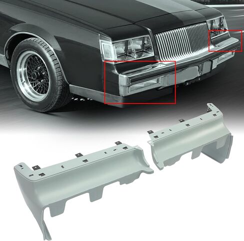 ECOTRIC Front & Rear Bumper Filler Set 4PCS Compatible with 1984-1987 Buick Regal All 2 Door models Replacement for 25511433 25511432 20428397 20428396 in Saudi Arabia