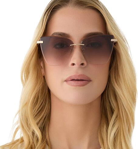 DIFF Becky V Designer Oversized Cat Eye Sunglasses for Women UV400 in Saudi Arabia
