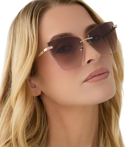 DIFF Becky V Designer Oversized Cat Eye Sunglasses for Women UV400 in Saudi Arabia