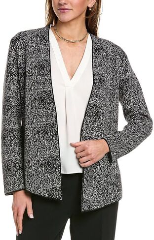 Anne Klein Women's Fitted Cardigan W/Side Slits in Saudi Arabia