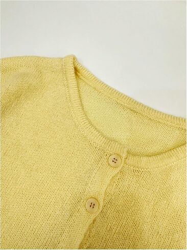 SOLY HUX Women's Button Down Crewneck Long Sleeve Cardigan Trendy Y2k Casual Knitted Sweater in Saudi Arabia