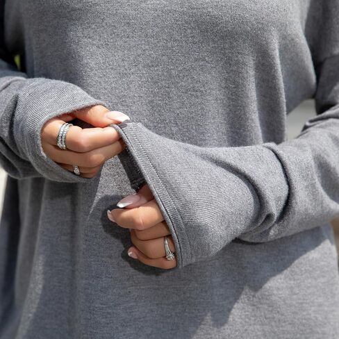 Women’s V Neck Knit Sweater Loose Fit Lightweight Pullover Long Sleeve Jumper Casual Fall Winter Tops in Saudi Arabia