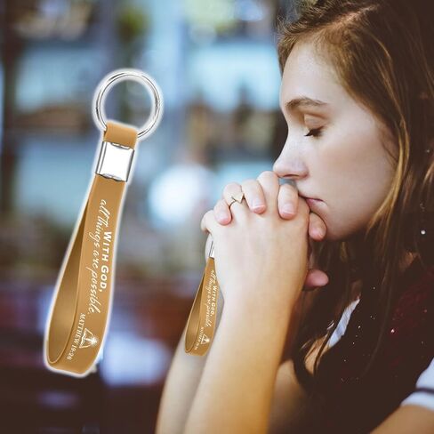 Christian Religious Bulk Keychains with Bible Verses Church Gifts for Christian Men Women Girls in Kuwait