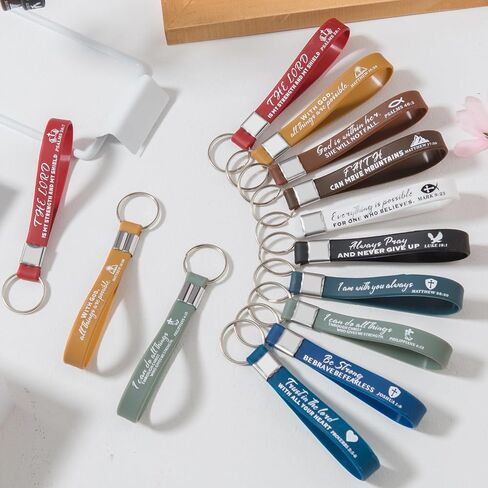 Christian Religious Bulk Keychains with Bible Verses Church Gifts for Christian Men Women Girls in Kuwait