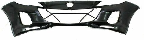FitParts متوافق مع غطاء المصد الأمامي 2012-2013 Mazda 3 S i GT GX GS Sedan Hatchback 12 13. جديد، مُجهز وجاهز للطلاء. مع فتحات مصابيح الضباب. بدون مستشعر مساعد ركن السيارة. in Saudi Arabia
