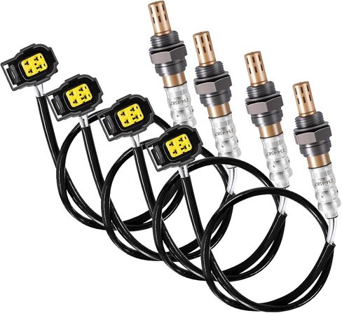 4Pcs Oxygen O2 Sensor 68144248AA, 234-4587, Automotive Replacement 02 Sensors Upstream Downstream Compatible with Jeep/Wrangler/Grand/Cherokee/Dodge/Ram 1500, 2344587, 05149171AA in Saudi Arabia