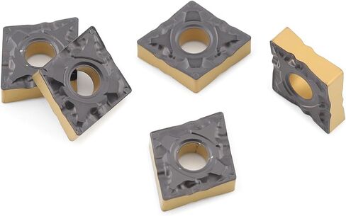 Carbide Turning Inserts CNMG 432 Cnmg120408 for Finishing Cutting Steel, Cnmg insert for Lathe Turning Tools, 10 PCS. in Saudi Arabia
