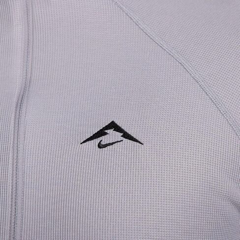 قميص Nike Trail Dri-FIT 1/2-Zip للرجال (FV9994-078، رمادي/أسود) in Saudi Arabia