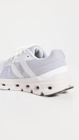 On Womens Cloudrunner Textile Synthetic Undyed White Flame Trainers 10.5 US in Saudi Arabia