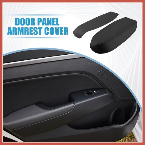 ACROPIX Car Front Door Panel Armrest Cover Interior Door Trims for Acura RDX 2007-2012 Black 1 Pair Car Parts in Saudi Arabia