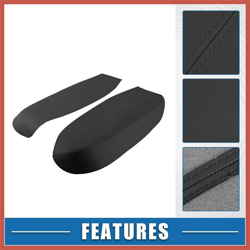 ACROPIX Car Front Door Panel Armrest Cover Interior Door Trims for Acura RDX 2007-2012 Black 1 Pair Car Parts in Saudi Arabia