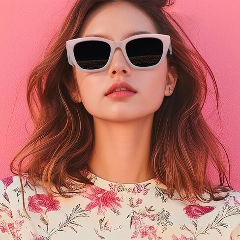 ZENOTTIC Polarized Sunglasses Women Cateye: Trendy Sun Glasses for Ladies - Retro Classic Shades UV400 Protection in Saudi Arabia