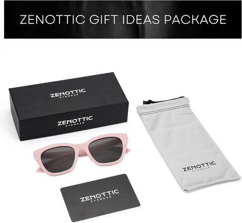ZENOTTIC Polarized Sunglasses Women Cateye: Trendy Sun Glasses for Ladies - Retro Classic Shades UV400 Protection in Saudi Arabia