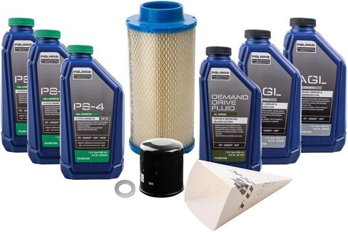 Tusk UTV Full Service Kit Compatible with Polaris PS-4 Plus 5W-50 Tusk Pro Defense Air Filter for Polaris RZR Turbo R 4 Premium 2022-2024 in Saudi Arabia