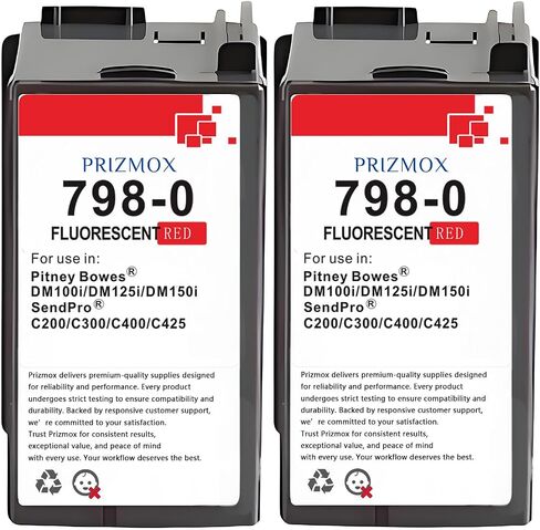 IXINK357 Compatible for Quadient Neopost Ink Cartridge for IX3 IX5 IX7 Pro Mailing Systems Postage Meter Fluorescent Red Postage Ink (1-Pack) in Saudi Arabia