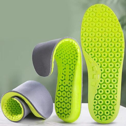 1 Pair EVA Sport Insoles Men Women Memory Foam Arch Support Inserts Mesh Breathable Shock Absorption Shoes Pads 43-44 in Saudi Arabia