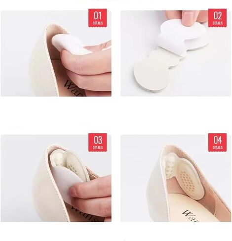 1 Pair Height Increase Insoles, Soft Eva Material, Half Size Shoe Pad for Flat Shoes, Heel Pads for Sports Shoes Providing Heel Cushioning in Saudi Arabia