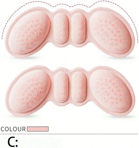1 Pair Height Increase Insoles, Soft Eva Material, Half Size Shoe Pad for Flat Shoes, Heel Pads for Sports Shoes Providing Heel Cushioning in Saudi Arabia