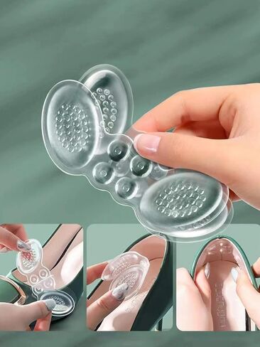 1 Pair Height Increase Insoles, Soft Eva Material, Half Size Shoe Pad for Flat Shoes, Heel Pads for Sports Shoes Providing Heel Cushioning in Saudi Arabia