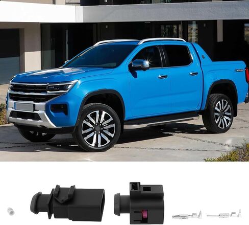 2Sets 4Pin Sensor Plug Male Female Connector 1K0973804 1J0973704 Compatible with VW in Saudi Arabia