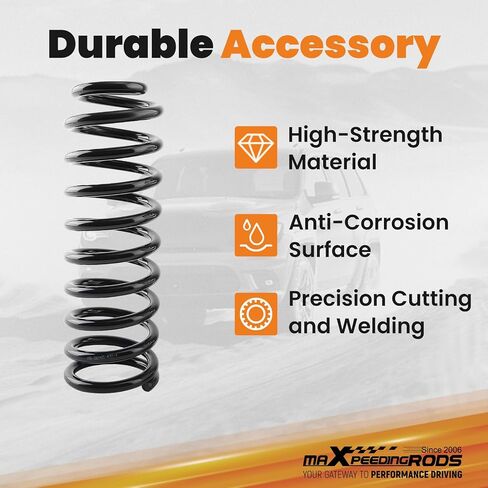 مجموعة رفع maxpeedingrods 3.25 بوصة مع صدمات لسيارة جيب رانجلر JK ذات 4 أبواب 2007-2018، فواصل زنبركية لرفع التعليق + قضيب تأرجح ممتد in Saudi Arabia
