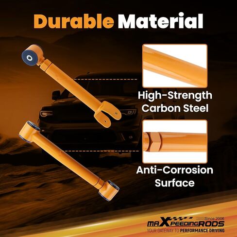 maXpeedingrods Adjustable Front Control Arms for Jeep TJ XJ ZJ with 0-4" Lift, Upper and Lower in Saudi Arabia