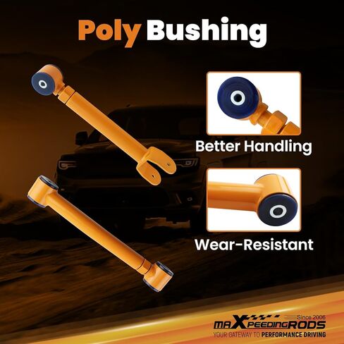 maXpeedingrods Adjustable Front Control Arms for Jeep TJ XJ ZJ with 0-4" Lift, Upper and Lower in Saudi Arabia