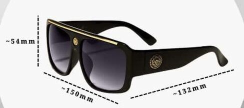 Rappers 80s 90s DJ Oversized Vintage Classic Retro Lonnie Sunglasses in Saudi Arabia