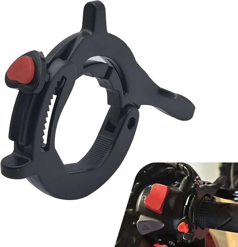 Motorcycle Cruise Control Assist, Throttle Lock, Throttle Mounted Motorcycle Cruise Assist Wrist Hand Grips (Black) in Saudi Arabia