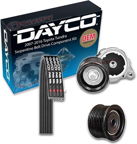 Dayco Serpentine Belt Drive Component Kit Compatible with Toyota Tundra 4.6L 5.7L V8 2007-2017 in Saudi Arabia