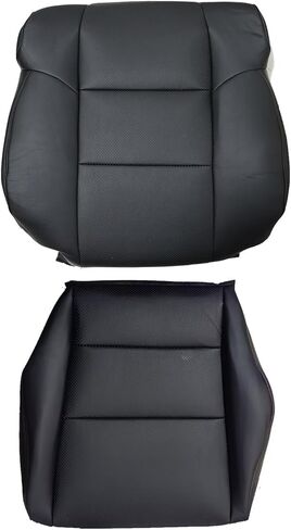 SecosAutoparts Driver & Passenger Bottom & Top Perforated Leather Replacement Seat Covers Tan Compatible with Acura TSX 2009 2010 2011 2012 2013 2014 in Saudi Arabia