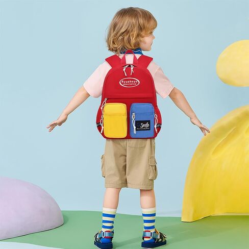 Toddler Backpack for 2-6 Years Boys Girls: 900D Polyester Kids Backpack with Chest Strap & Reflective Strips - Water Resistant Preschool Bag for Daycare, School & Travel-Blue in Saudi Arabia