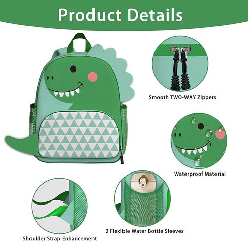 Shark Toddler Backpack for Little Kids Water Resistance Kindergarten Preschool Bags Children Schoolbag Cute 3D Animal Cartoon Backpacks Gifts for Baby Boys Girls in Saudi Arabia