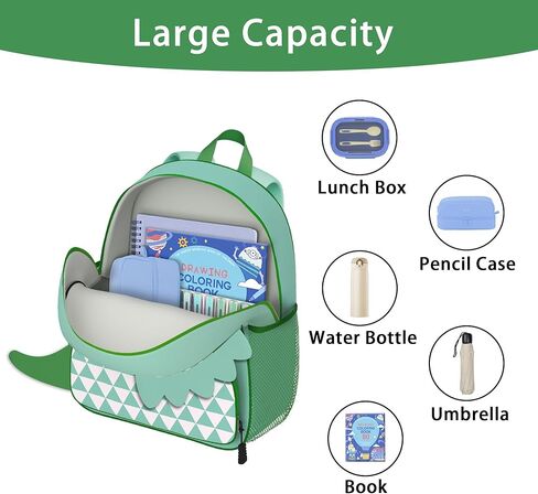 Shark Toddler Backpack for Little Kids Water Resistance Kindergarten Preschool Bags Children Schoolbag Cute 3D Animal Cartoon Backpacks Gifts for Baby Boys Girls in Saudi Arabia