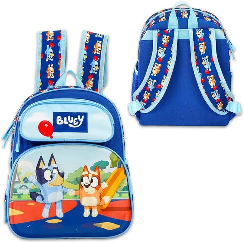 Bluey Mini Backpack for Kids - Bundle with 12" Backpack Purse for Girls Plus Water Bottle, Stickers, More | Bluey Small Bag Set in Saudi Arabia