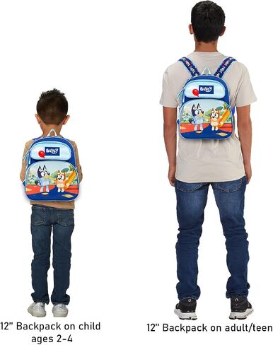 Bluey Mini Backpack for Kids - Bundle with 12" Backpack Purse for Girls Plus Water Bottle, Stickers, More | Bluey Small Bag Set in Saudi Arabia
