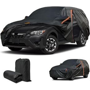 غطاء لسيارة Subaru Crosstrek، غطاء Crosstrek ملائم حسب الطلب 2013-2025، غطاء سيارات الدفع الرباعي مقاوم للماء في جميع الأحوال الجوية، غطاء سيارة من الشمس فوق البنفسجية والغبار والثلج مع سحاب للباب/شريط عاكس in Kuwait