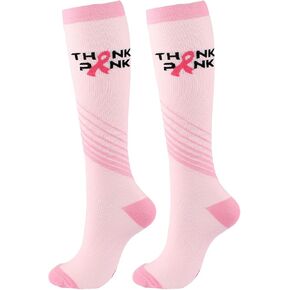 Breast Cancer Awareness Socks Pink Ribbon Soft Ankle Crew Socks for Women October Accessories Gifts for Teacher in Kuwait