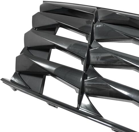 FZJDSD Black Chrome Front Grille with Camera Hole 86350N9110 Compatible with Hyundai Tucson 2022-2024 in Saudi Arabia