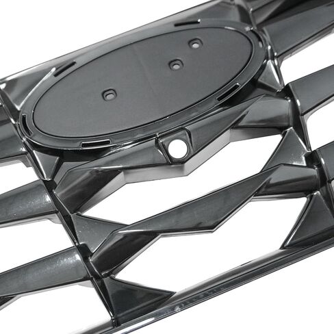 FZJDSD Black Chrome Front Grille with Camera Hole 86350N9110 Compatible with Hyundai Tucson 2022-2024 in Saudi Arabia