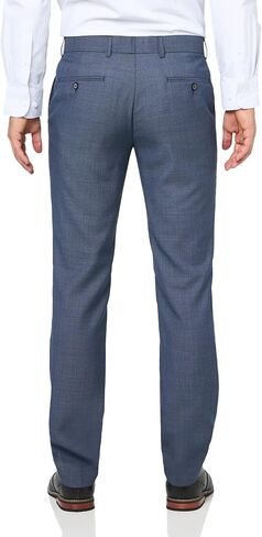Robert Kent Men's All Wool Skinny Slim Suit Separate Pants in Saudi Arabia