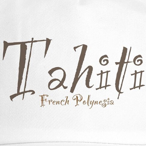 قبعة CafePress Tahiti قبعة بيسبول فريدة قابلة للتعديل باللون الأبيض in Saudi Arabia