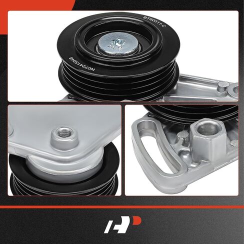 بكرة تباطؤ الحزام A-Premium متوافقة مع Audi A4 1997-2001، A4 Quattro 1997-2001 وVolkswagen Passat 1998-2005، 1.8L in Saudi Arabia